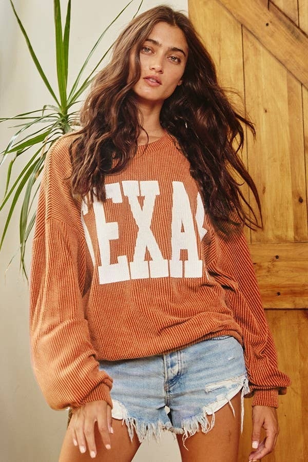 College corded sweatshirt new arrivals